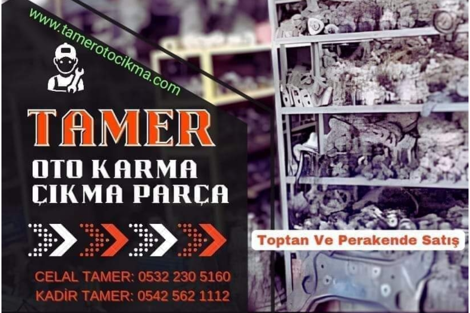 TAMER OTO KARMA ÇIKMA PARÇA TOPTAN SATIŞ promo